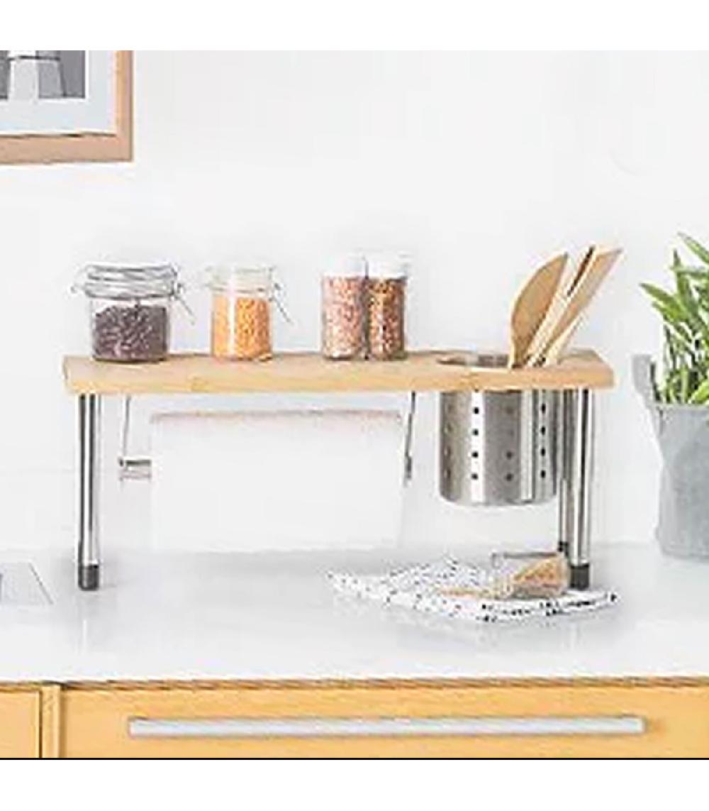 Wadiga Étagère De Rangement Pour Cuisine 3 En 1 55x20x21cm