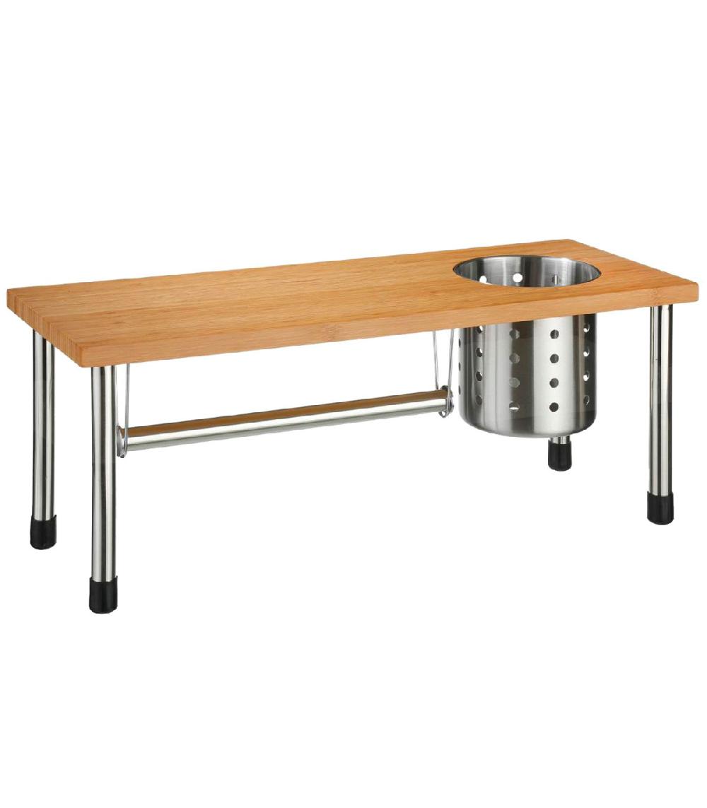 wadiga Étagère de rangement pour cuisine 3 en 1 55x20x21cm
