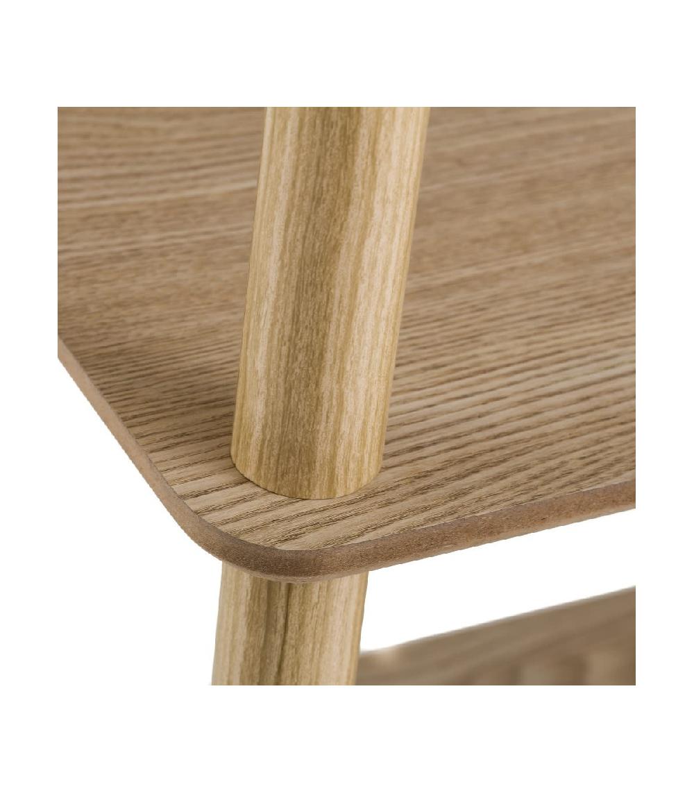 Wadiga Étagère En Bois Pin Et MDF 4 Plateaux - Hauteur 118cm