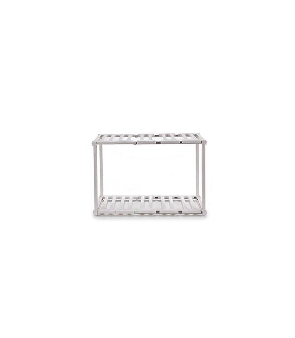 Wadiga Étagère Extensible De Rangement Pour Intérieur De Placard Blanc 2 Étages