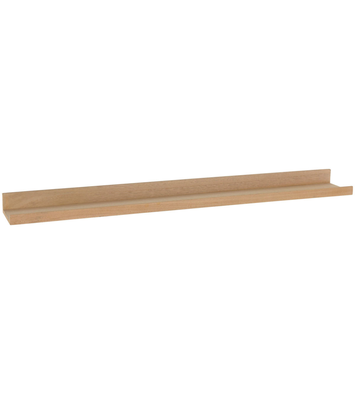 wadiga Étagère murale étroite minimaliste bois 77x10x4cm