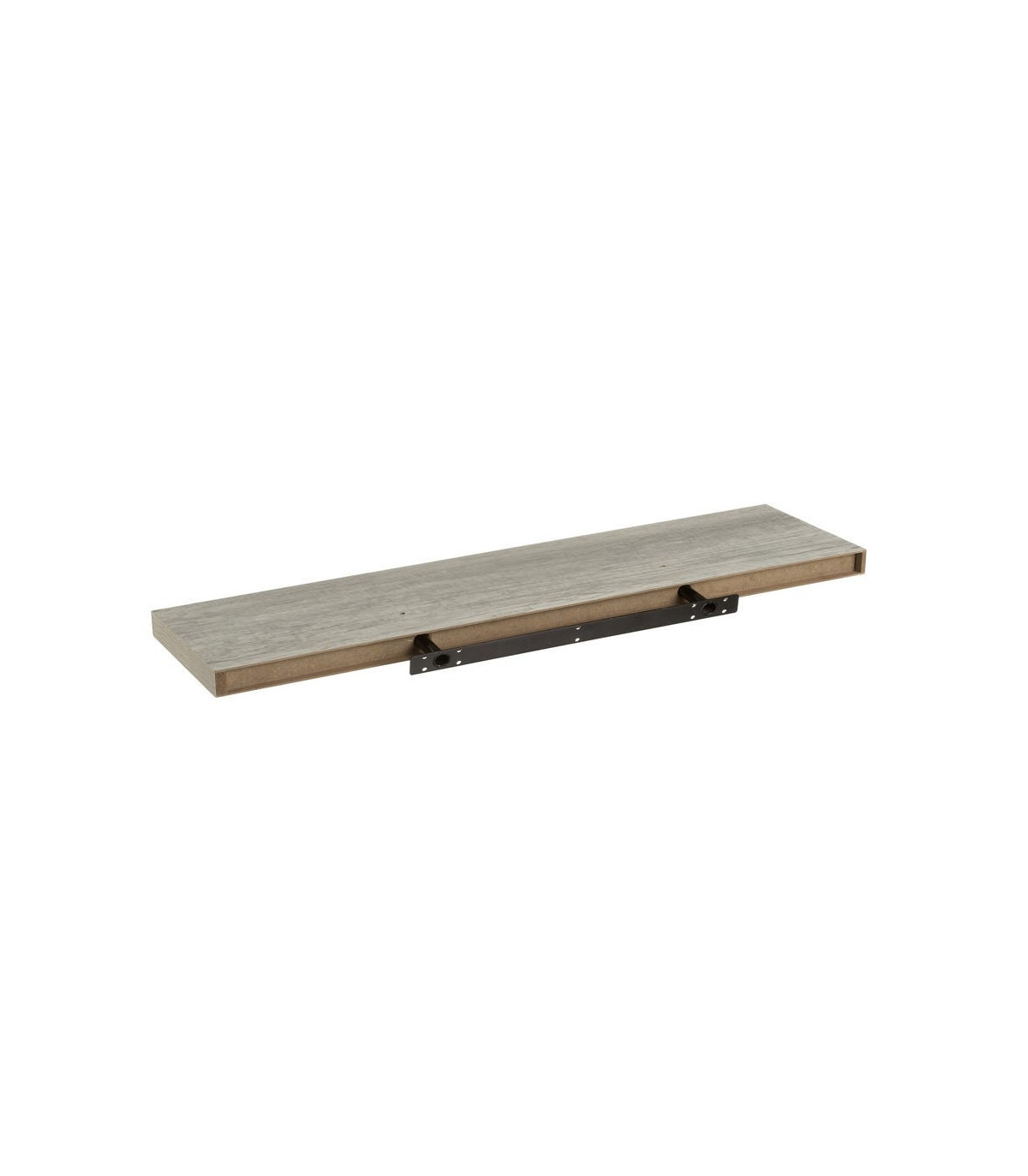 Wadiga Étagère Murale Tablette En Bois MDF Gris - 100cm
