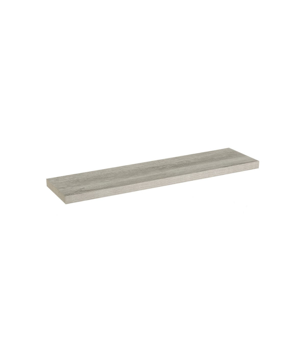 wadiga Étagère Murale Tablette en Bois MDF Gris - 100cm