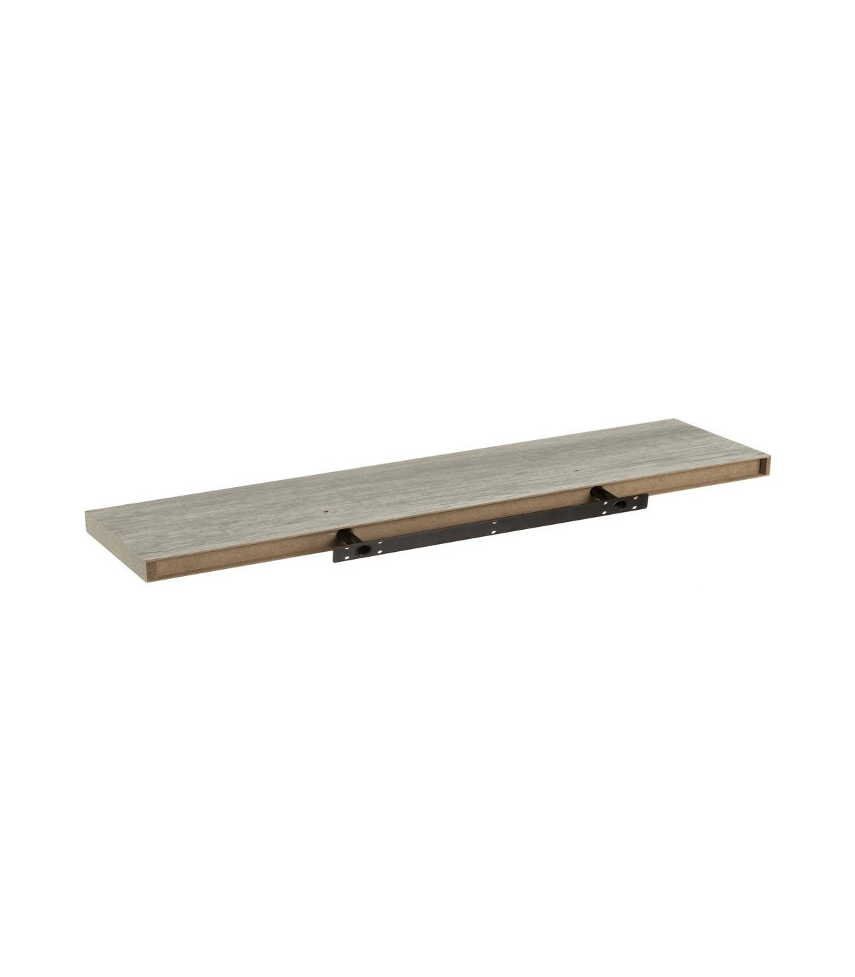 Wadiga Étagère Murale Tablette En Bois MDF Gris - 120cm