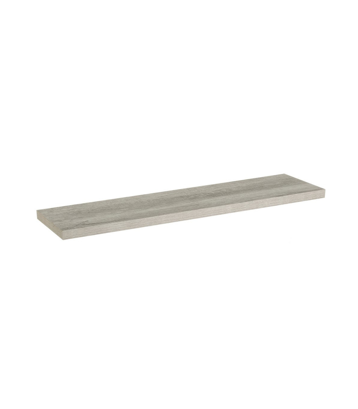 wadiga Étagère Murale Tablette en Bois MDF Gris - 120cm