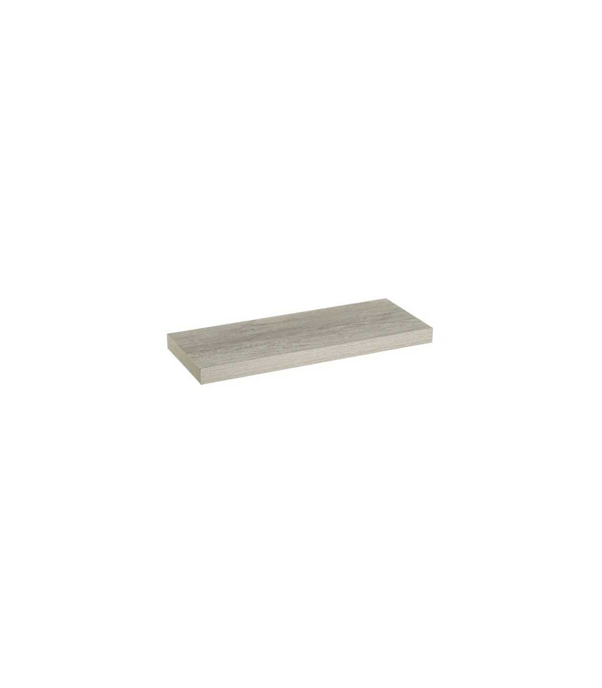 wadiga Étagère Murale Tablette en Bois MDF Gris - 60cm