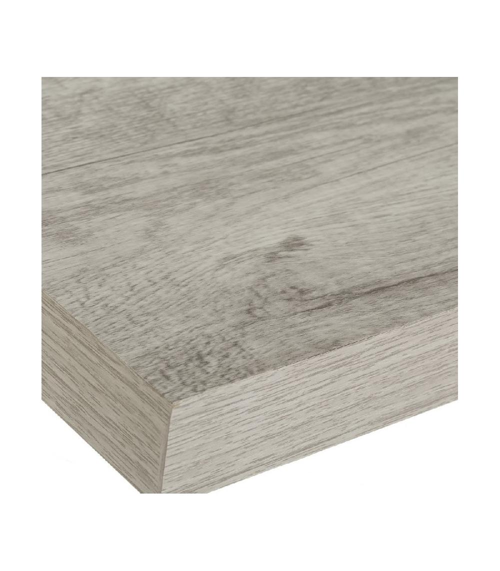 Wadiga Étagère Murale Tablette En Bois MDF Gris - 80cm
