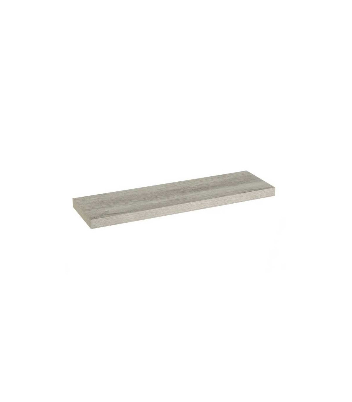 wadiga Étagère Murale Tablette en Bois MDF Gris - 80cm