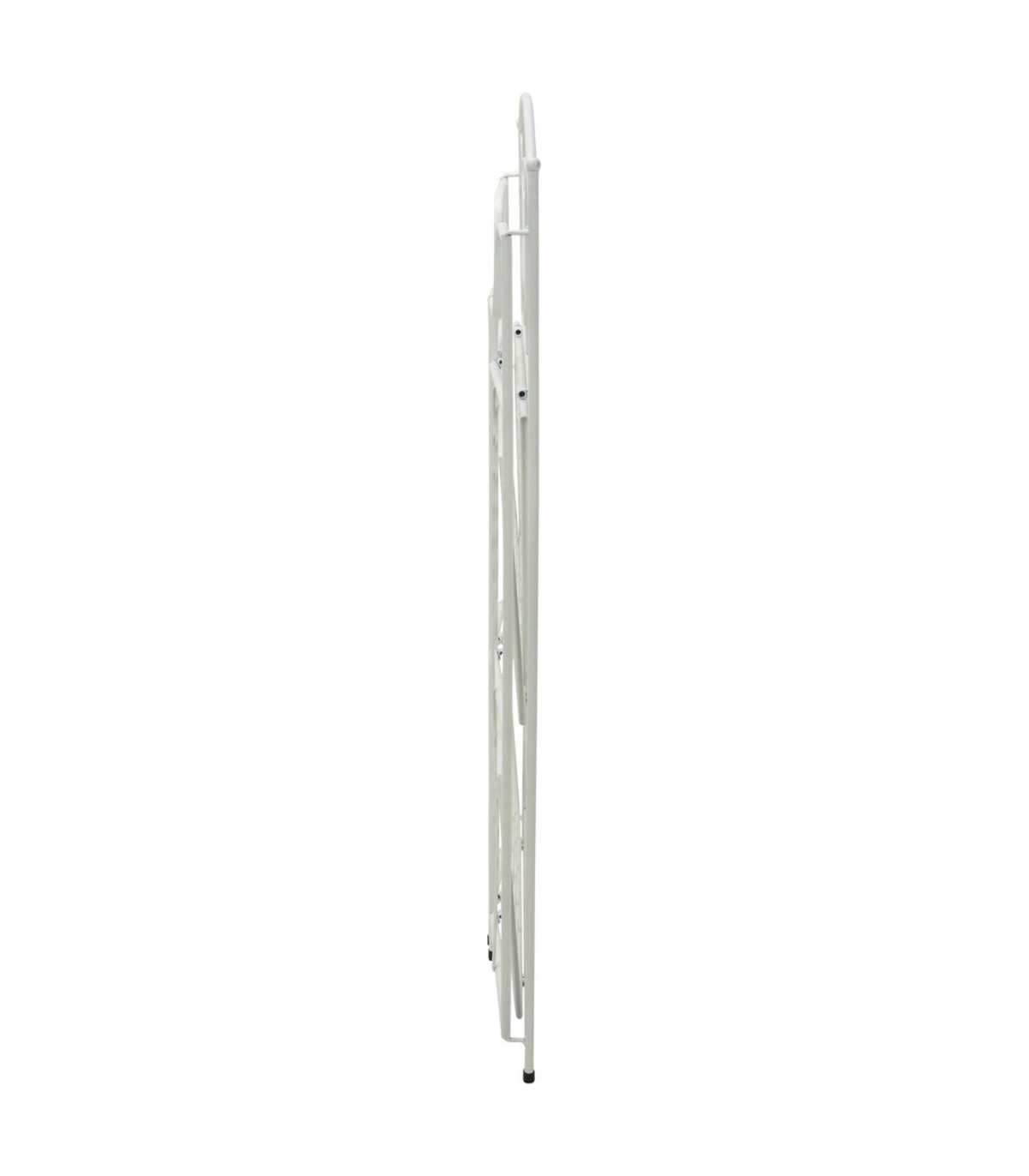Wadiga Étagère Pour Plantes En Métal Blanc Pliable 58x30x100cm