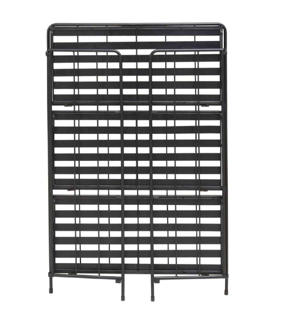 Wadiga Étagère Pour Plantes En Métal Noir 58x27x90cm