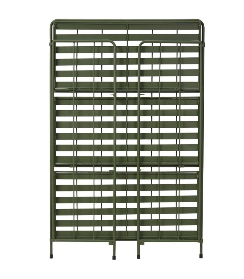 Wadiga Étagère Pour Plantes En Métal Vert 58x27x90cm