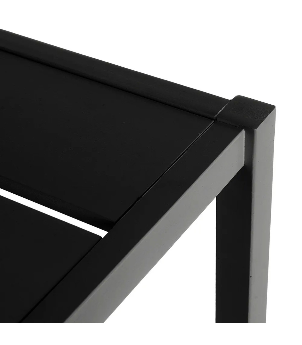 Wadiga Étagère Salle De Bain Bois Noir MDF 4 Plateaux