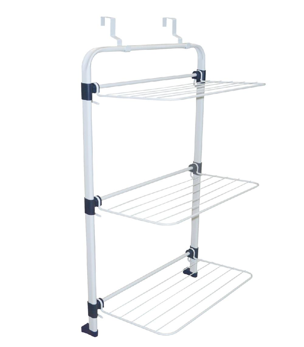 wadiga Étendoir à linge de porte pliable - 54x32x94cm