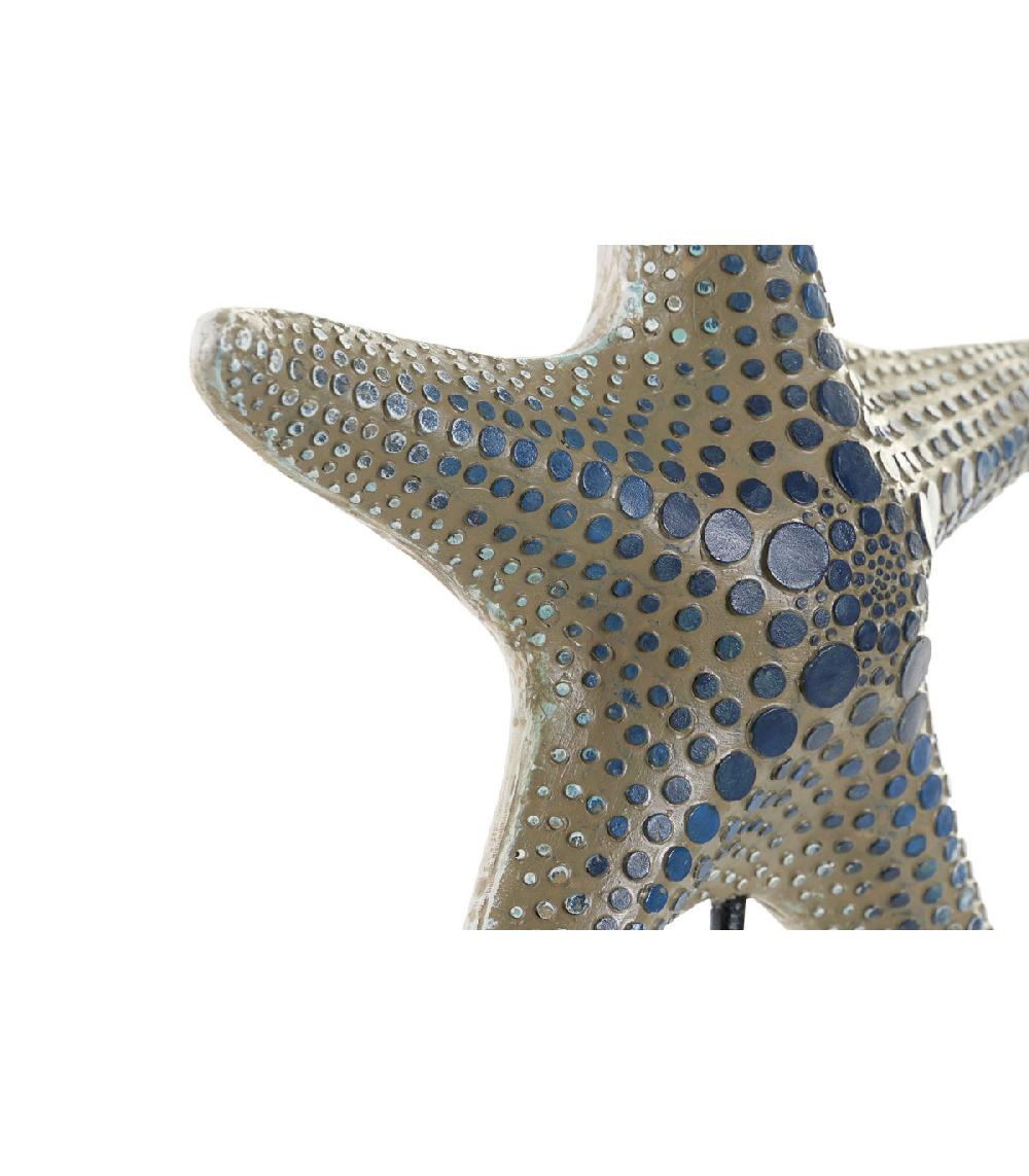 Wadiga Étoile De Mer Décorative En Résine - 21x9.5x35.5cm