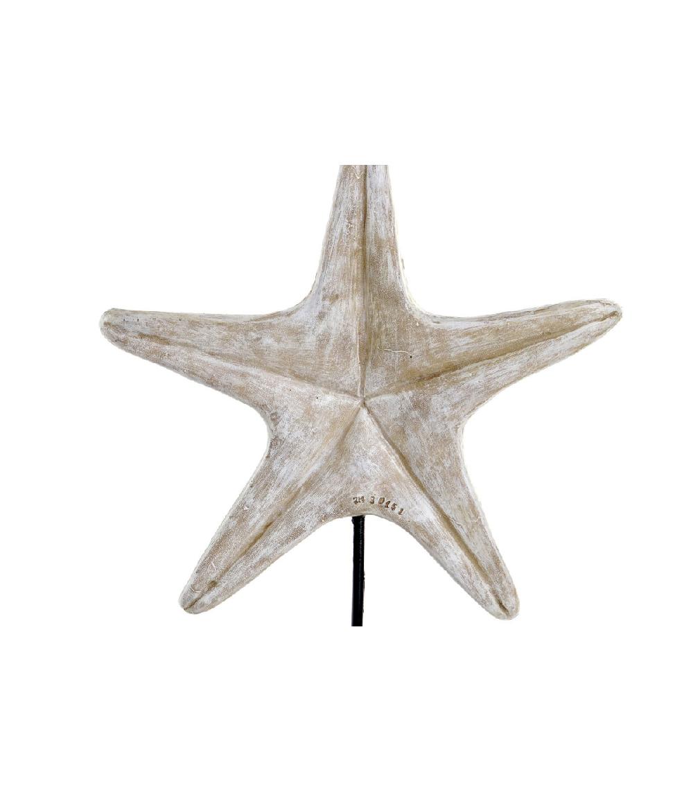 Wadiga Étoile De Mer Décorative En Résine - 21x9.5x35.5cm