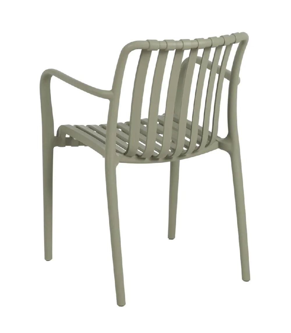 Wadiga Fauteuil De Jardin En Polypropylène Vert 56x57x81cm