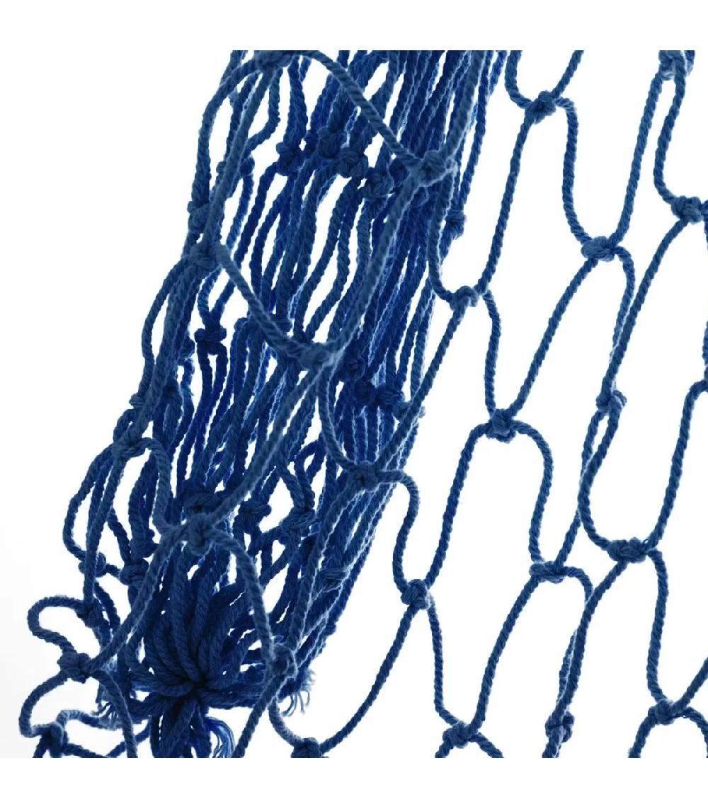 Wadiga Filet De Pêche Décoratif En Coton Bleu 150x200cm