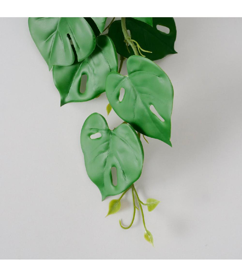 Wadiga Fleur Artificielle Monstera Guirlande Végétale 54cm