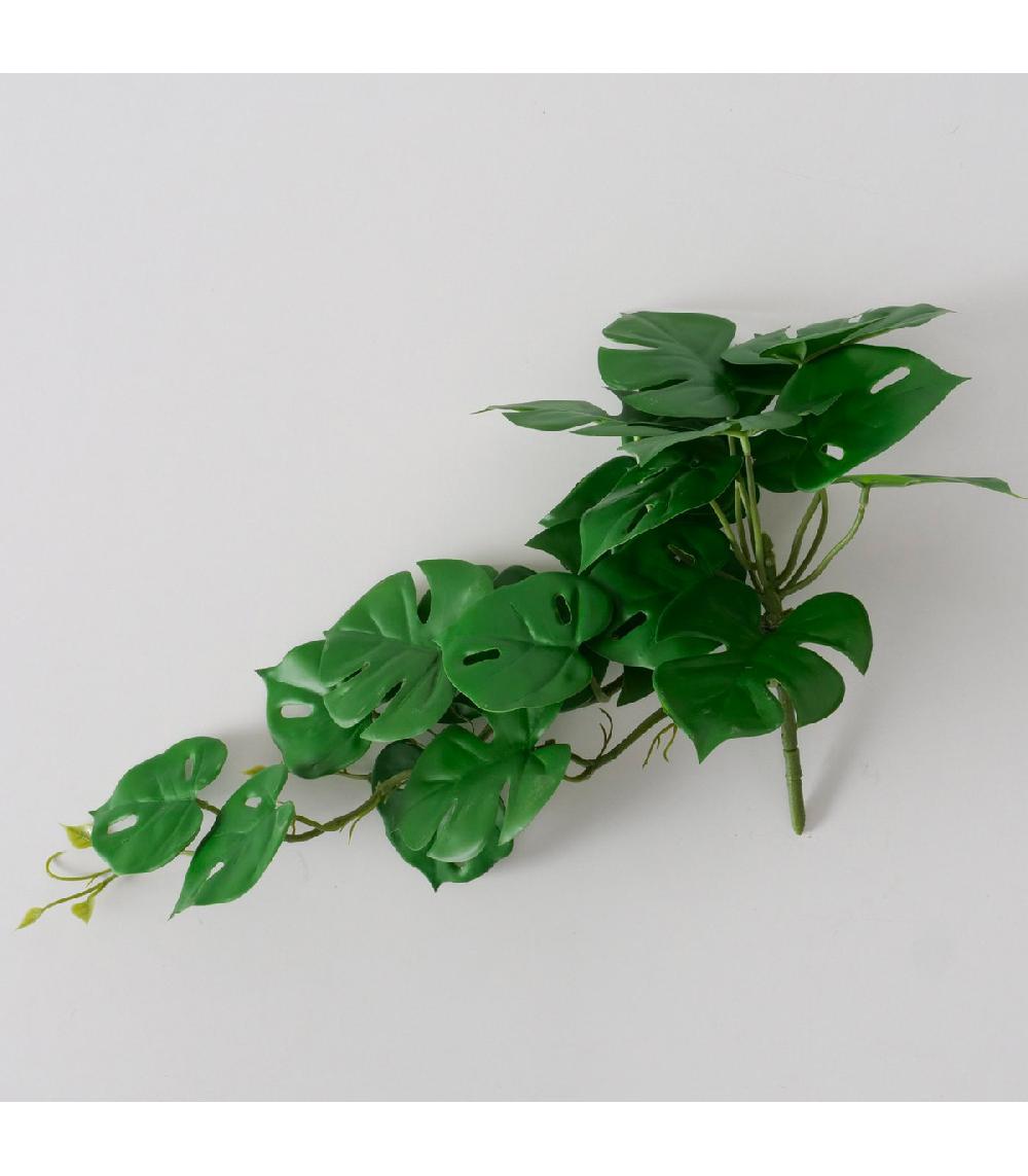 Wadiga Fleur Artificielle Monstera Guirlande Végétale 54cm