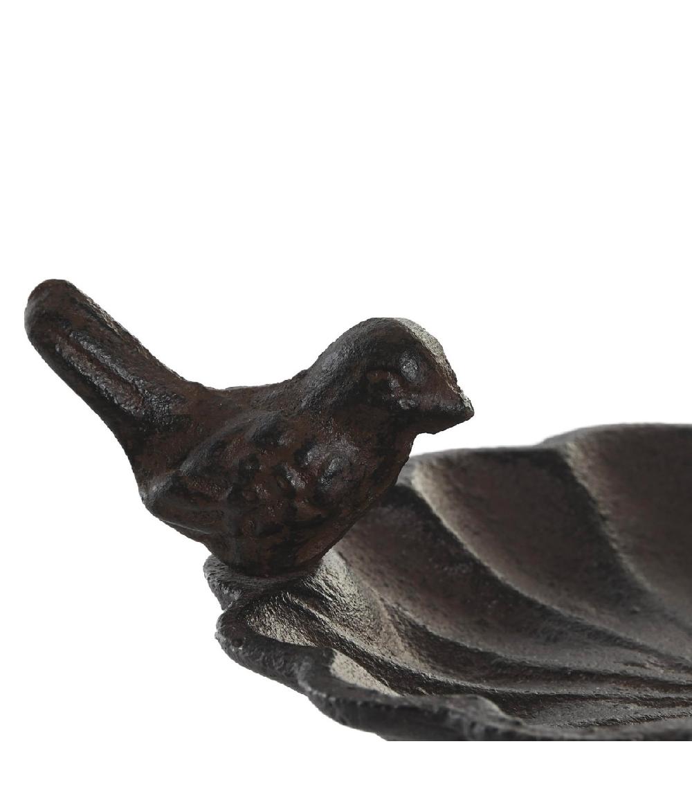 Wadiga Fontaine Abreuvoir Pour Oiseaux En Fonte 17.5x15.5x11.2cm