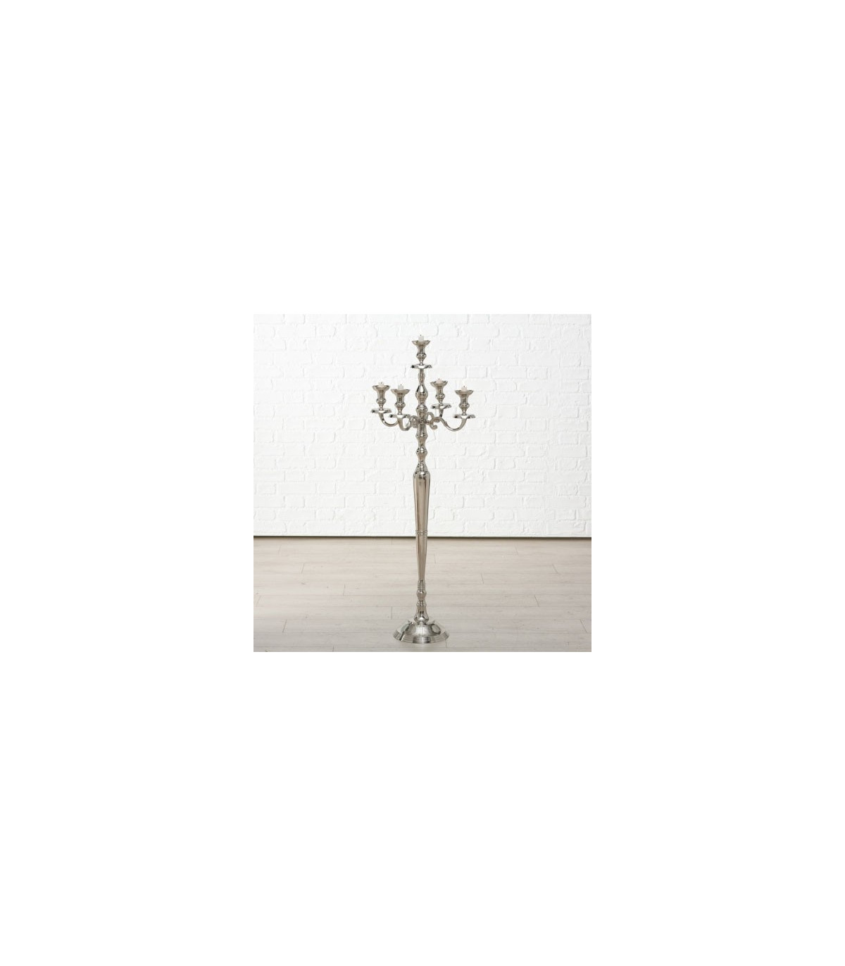 Wadiga Grand Chandelier Argenté à Poser Victoria 120cm