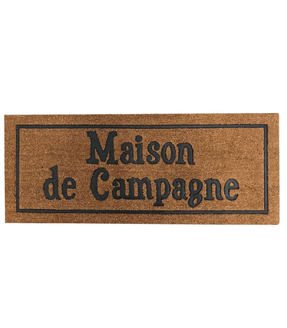 wadiga Grand Paillasson en Coco et Caoutchouc Maison de Campagne