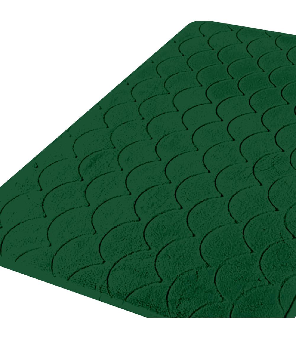 Wadiga Grand Tapis De Bain Mémoire De Forme Vert 50x120cm