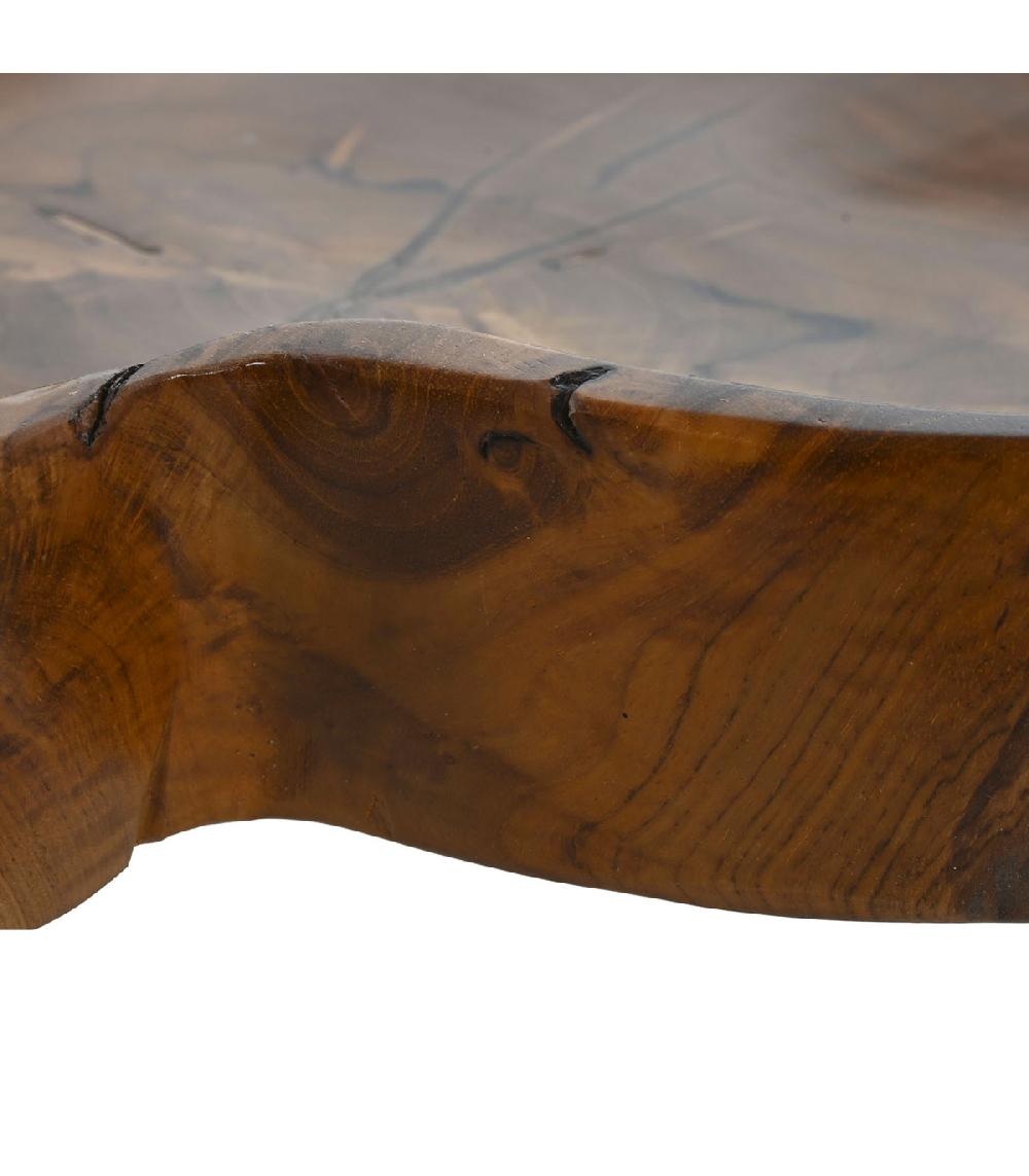 Wadiga Grande Coupelle Décorative En Teck 40x40x5cm