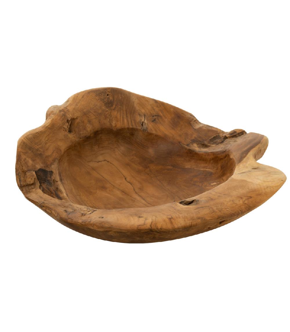 Wadiga Grande Coupelle Décorative Ronde En Teck - Diamètre 57cm