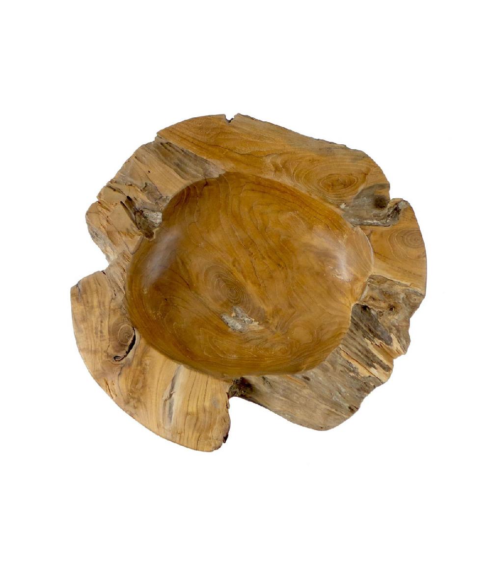 Wadiga Grande Coupelle Décorative Ronde En Teck - Ø 50cm