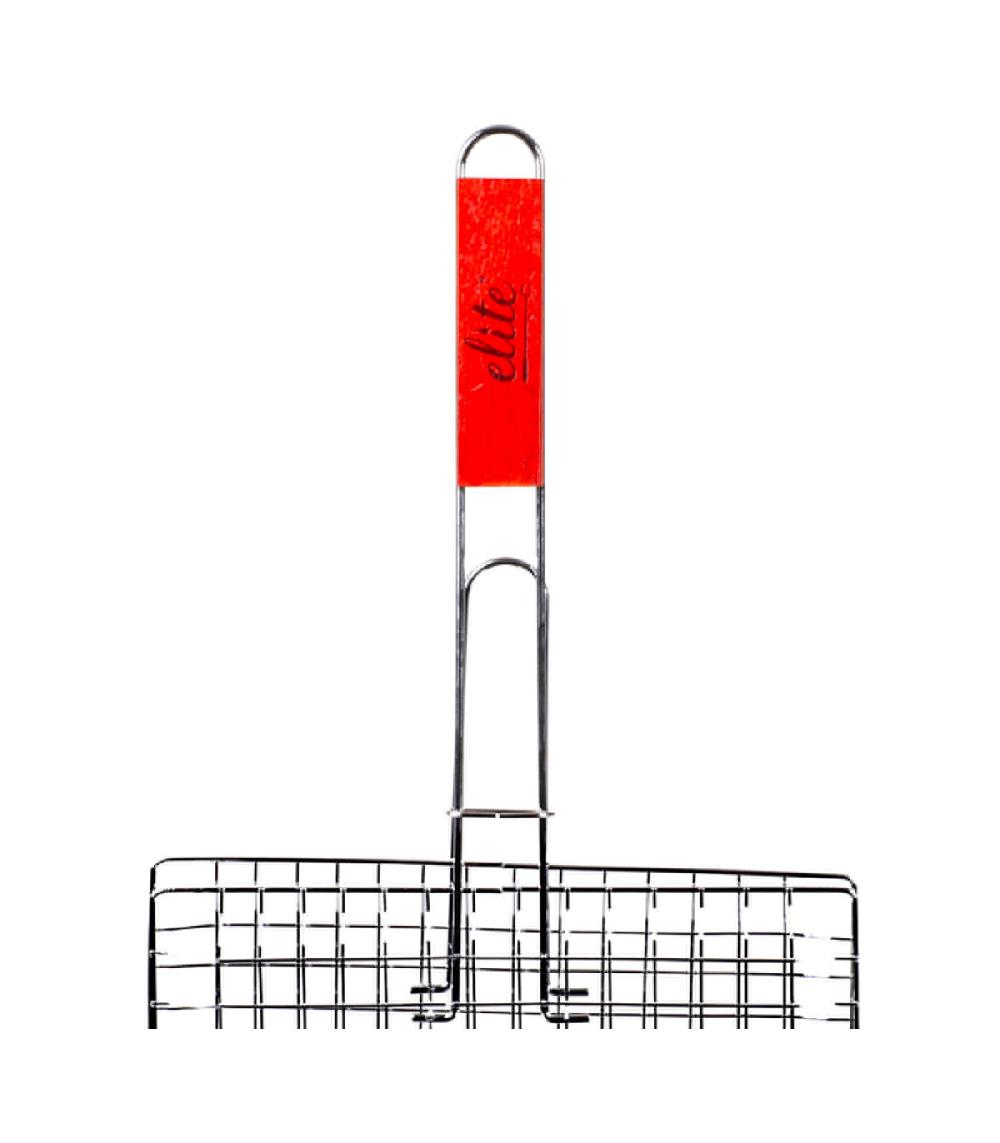 Wadiga Grille De Barbecue Carrée Avec Manche - 46x22x22cm
