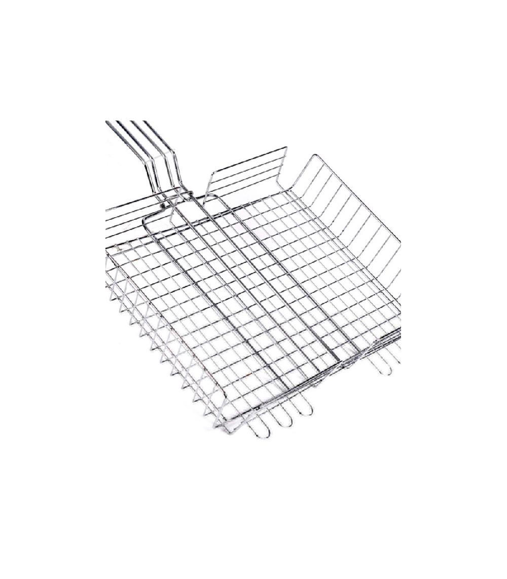 Wadiga Grille Panier Barbecue Avec Manche - 56x31x24cm