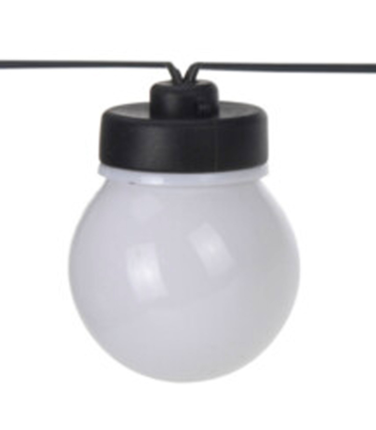 Wadiga Guirlande Lumineuse Guinguette Boules Blanches