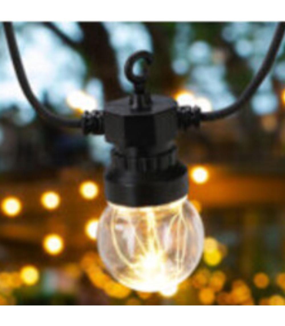 Wadiga Guirlande Lumineuse Guinguette Led Extérieur 20 Lumières