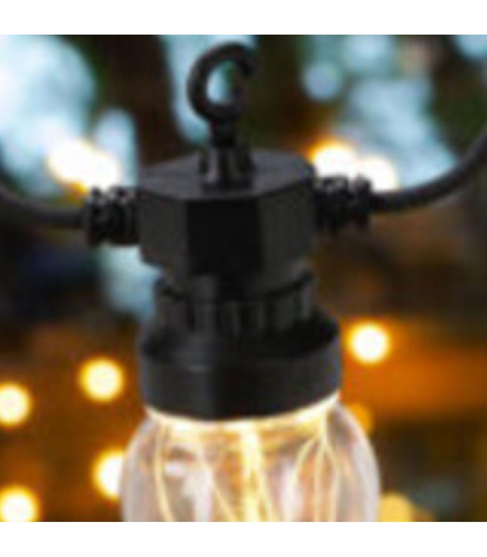 Wadiga Guirlande Lumineuse Guinguette Led Extérieur 20 Lumières