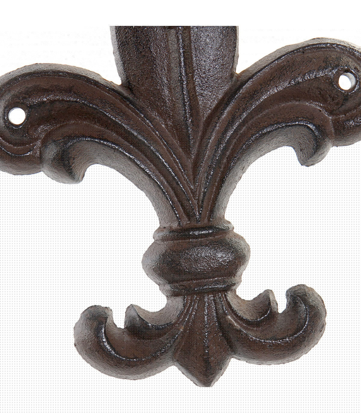 Wadiga Heurtoir De Porte Fleur De Lys En Fonte 14x3x16cm