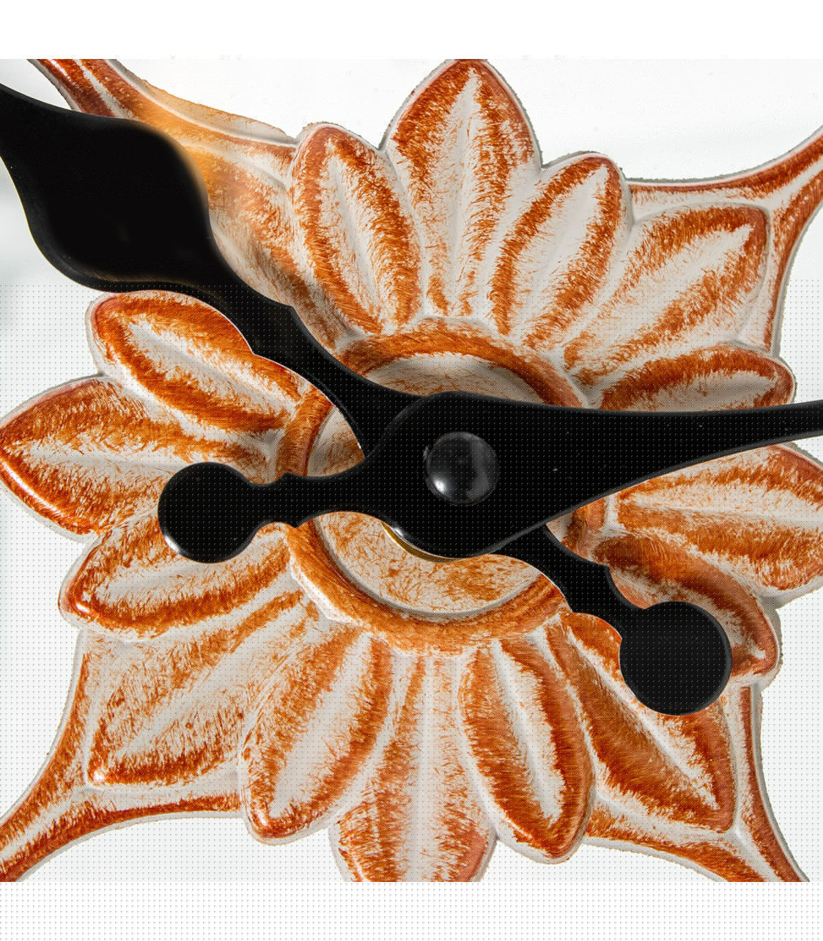 Wadiga Horloge Murale Ronde Blanche Et Dorée 40.5x40.5x5cm