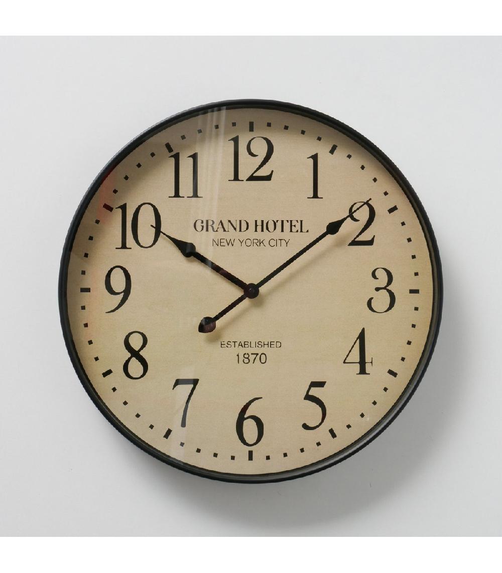 Wadiga Horloge Murale Ronde Grand Hôtel New York City