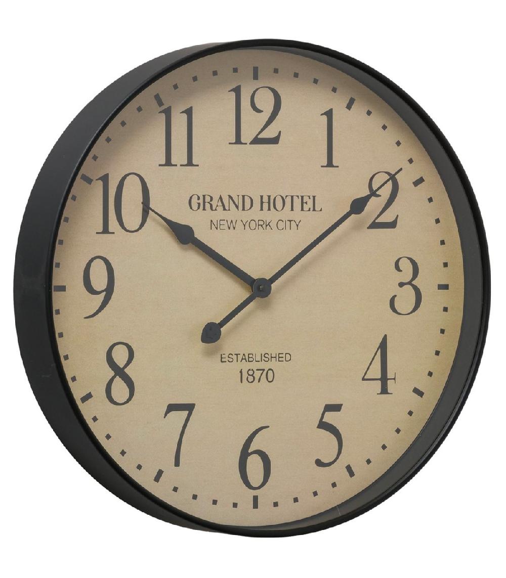 wadiga Horloge murale ronde Grand Hôtel New York city