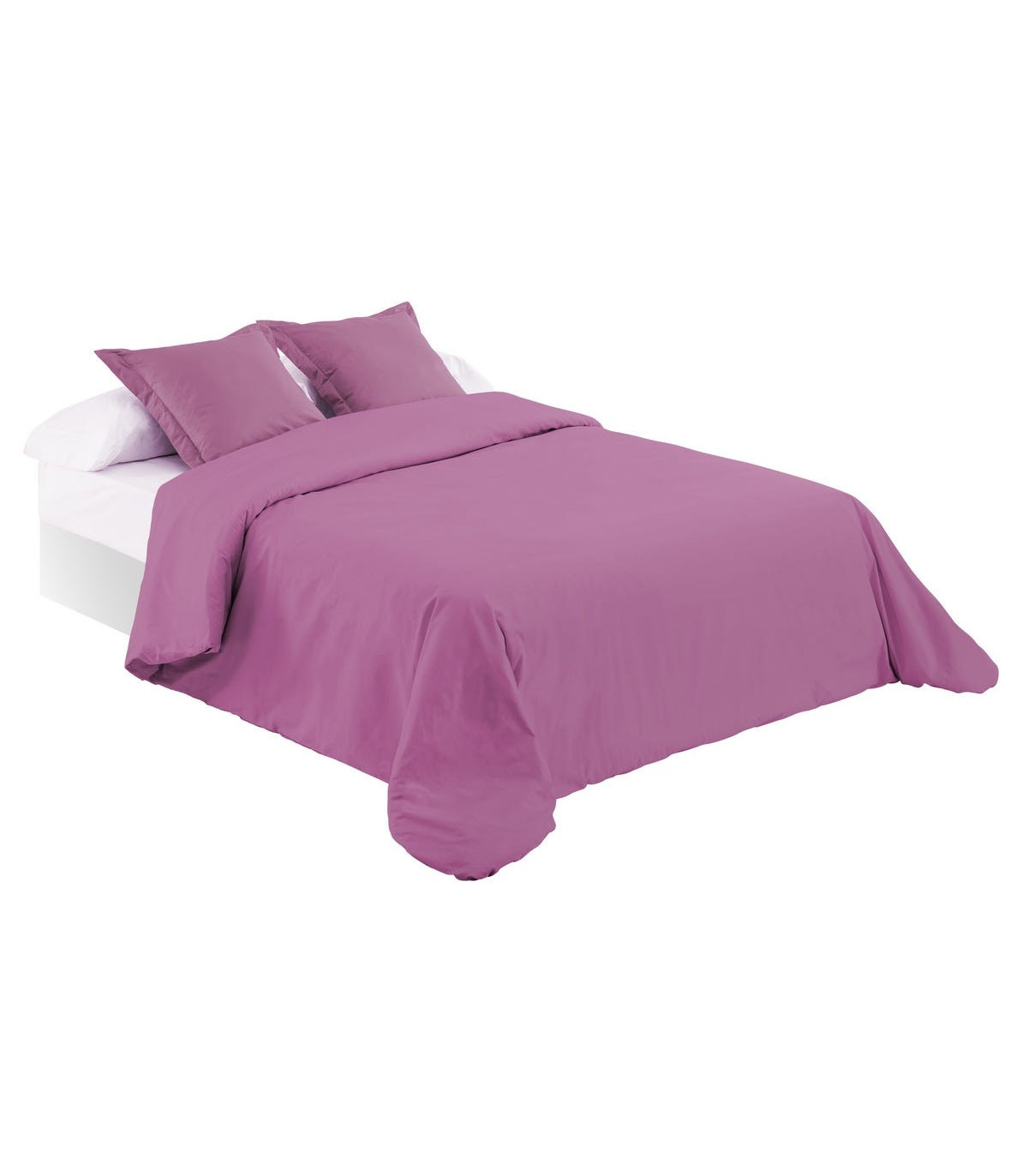 Wadiga Housse De Couette Lit Double Lilas - 220x240cm
