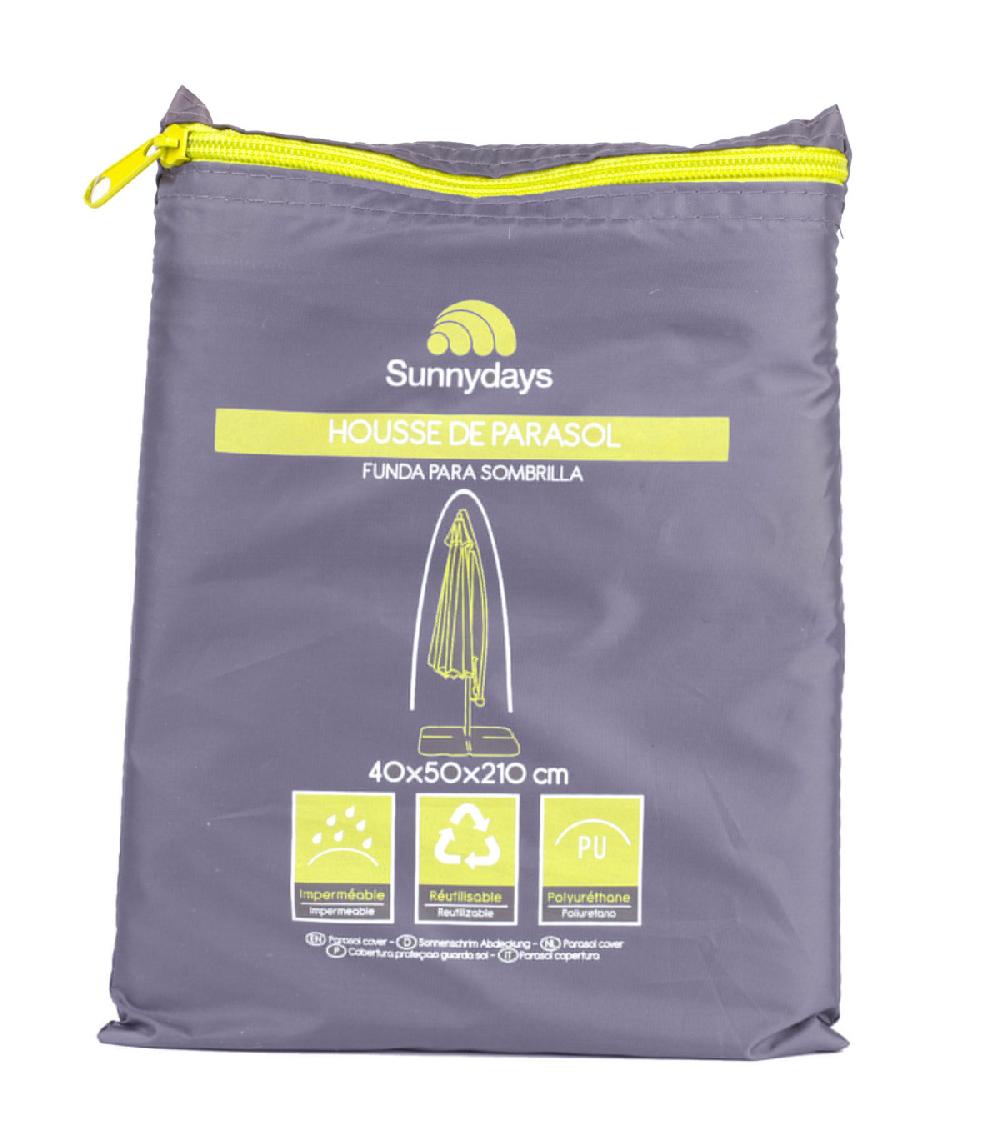 wadiga Housse de protection pour parasol - 40x50x210cm