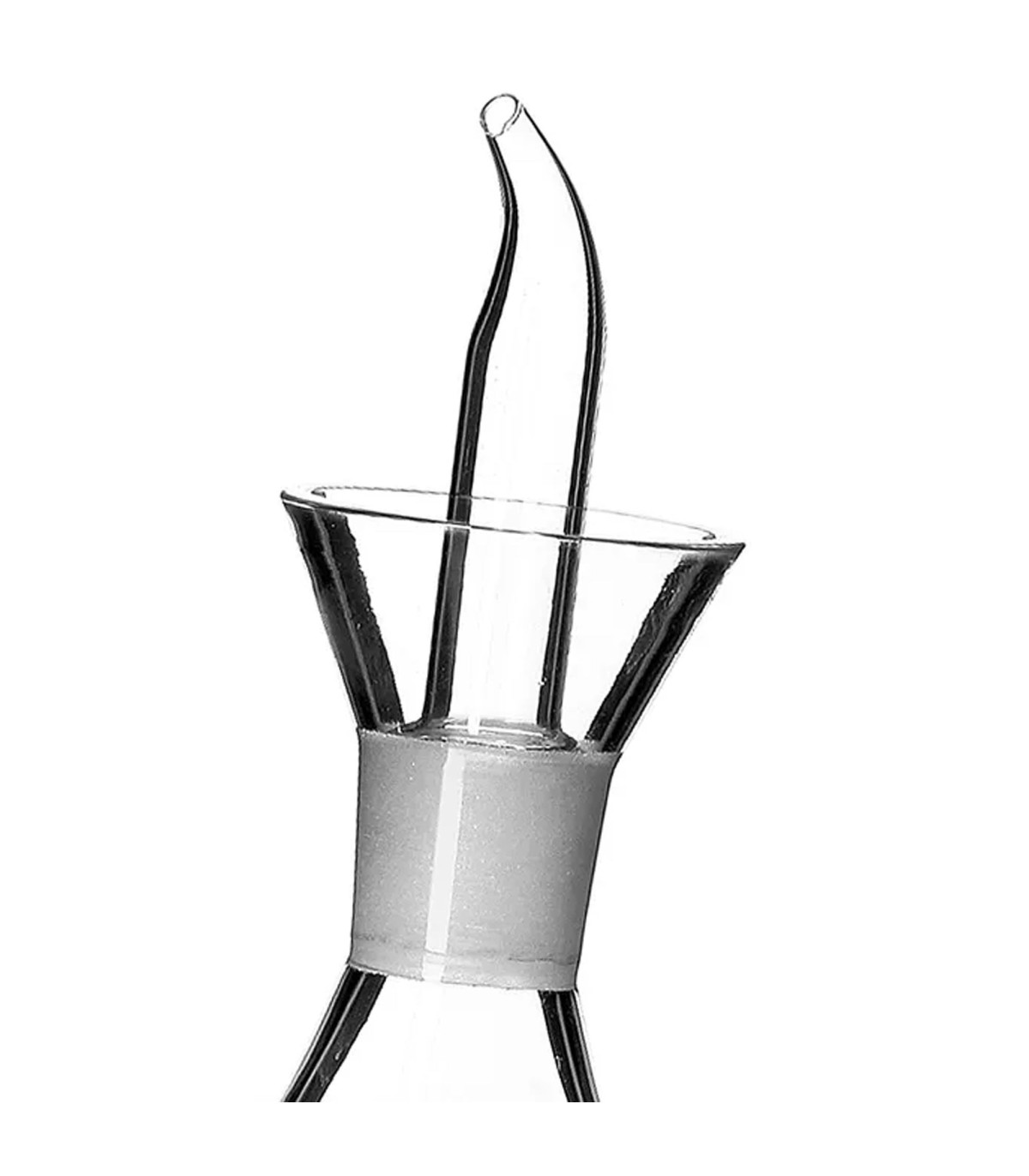 Wadiga Huilier Ou Vinaigrier Conique En Verre Transparent Anti Goutte 500ml