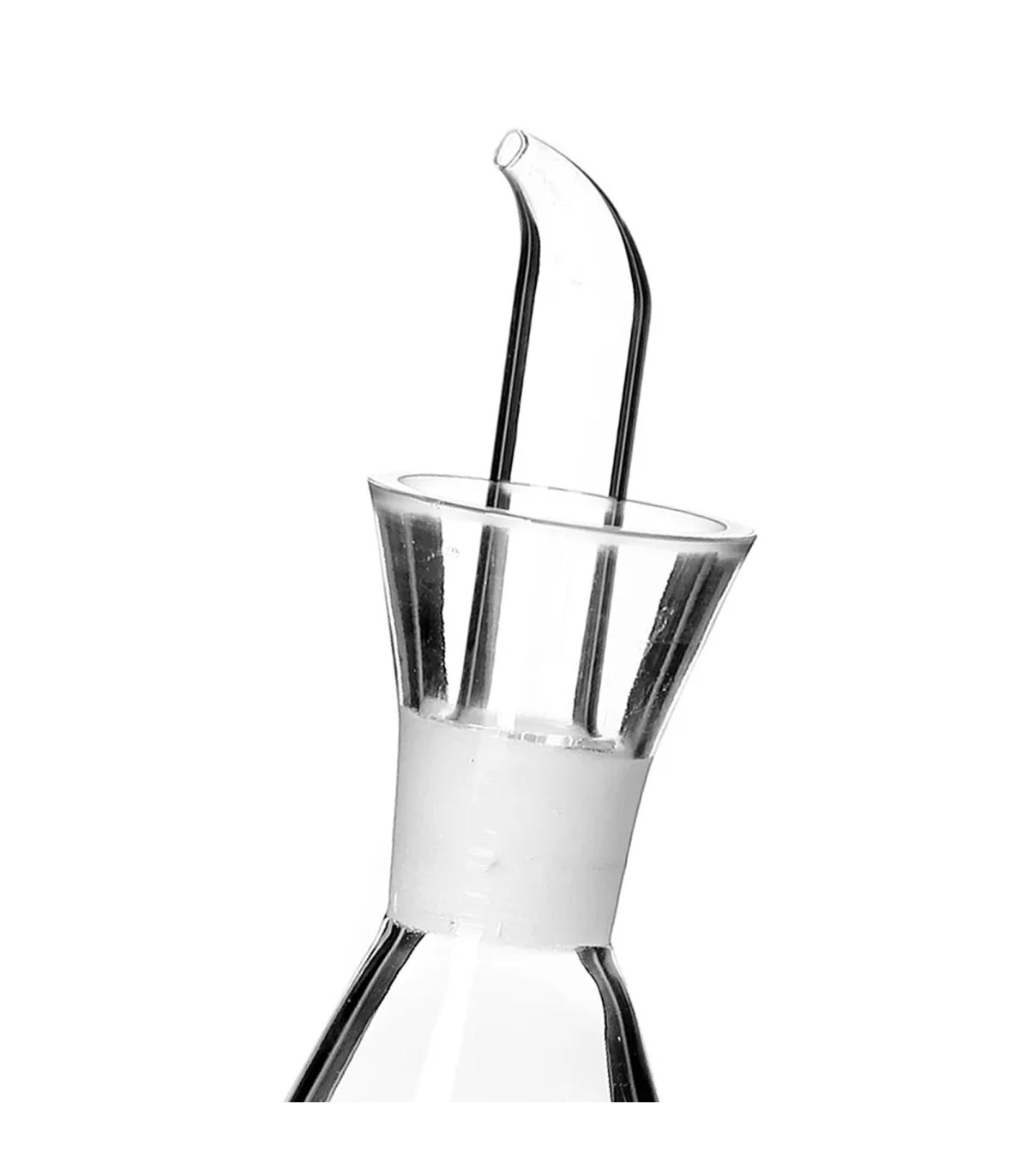 Wadiga Huilier Ou Vinaigrier Conique En Verre Transparent Anti Goutte 250ml