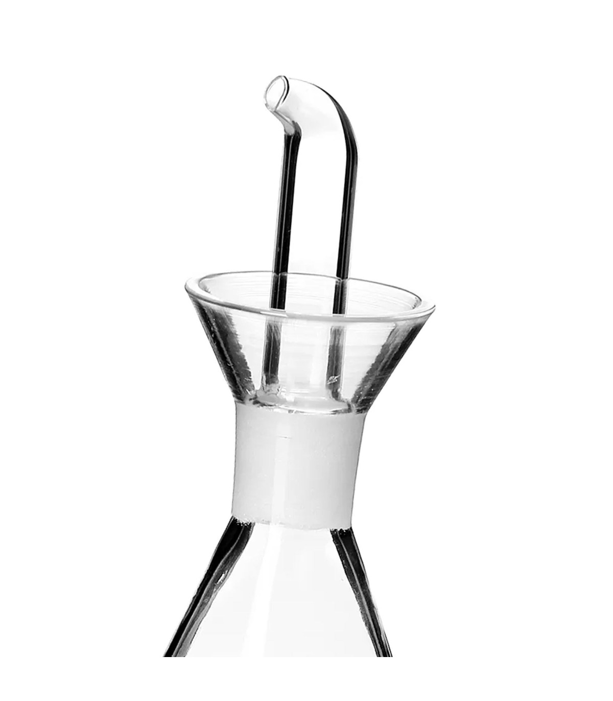 Wadiga Huilier Ou Vinaigrier Conique En Verre Transparent Anti Goutte 125ml