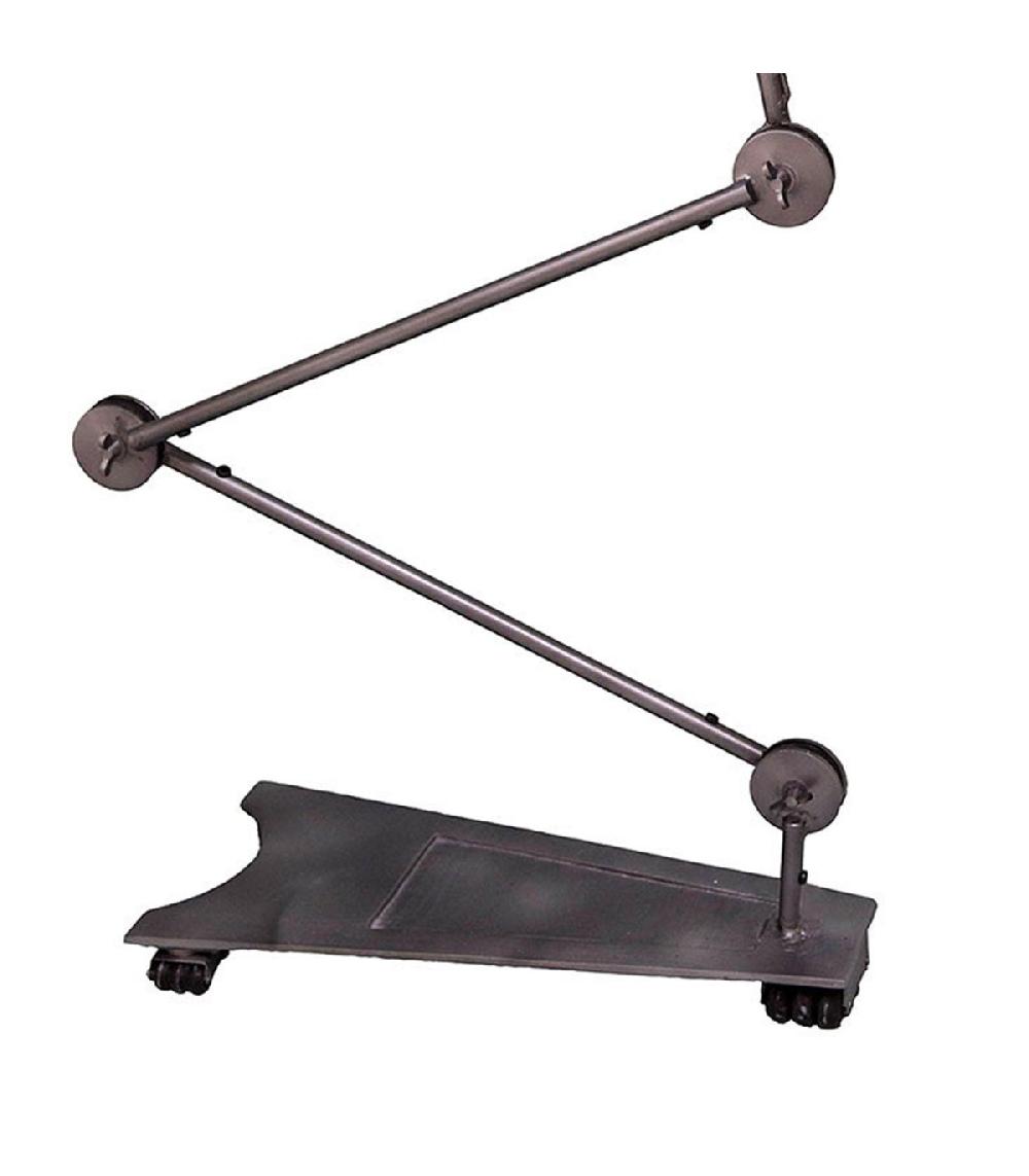 Wadiga Lampadaire Articulé Métal Style Industriel 51x12x220cm