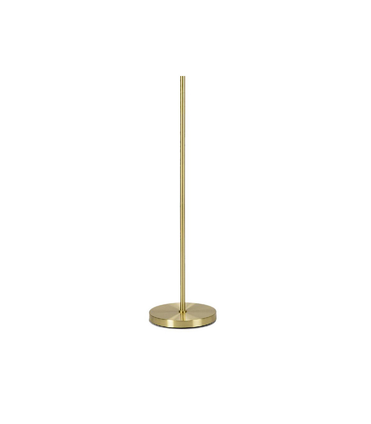 Wadiga Lampadaire Rétro En Métal Doré Et Globe En Verre Transparent - 150cm