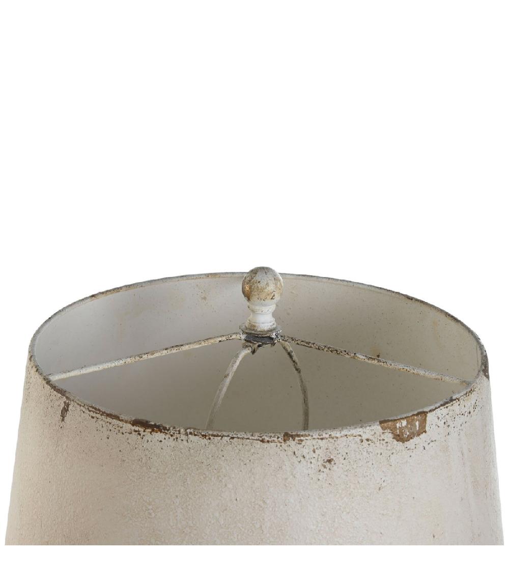 Wadiga Lampe à Poser Bois Et Abat-jour Métal Beige 40x40x83cm