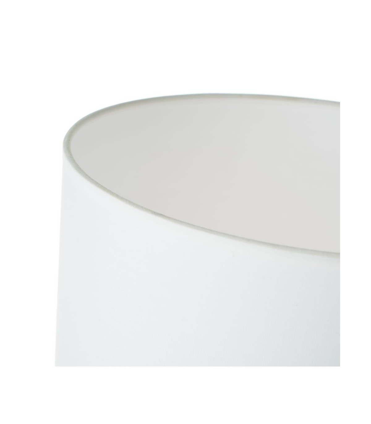 Wadiga Lampe à Poser Chêne Et Abat-jour Blanc - 26x26x46.7cm