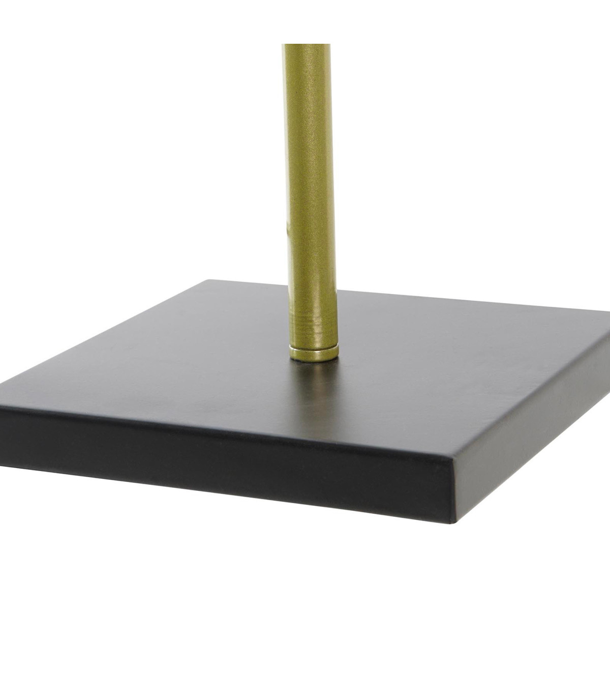 Wadiga Lampe à Poser Double En Métal Noir Et Doré 38x16x64cm