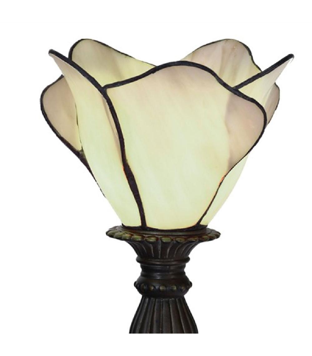 Wadiga Lampe à Poser En Résine Noire Et Verre Opale 20x20x30cm